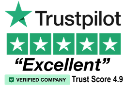 Trustpilot 4.9 stars