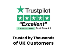 Trustpilot 4.9 out of 5 Stars